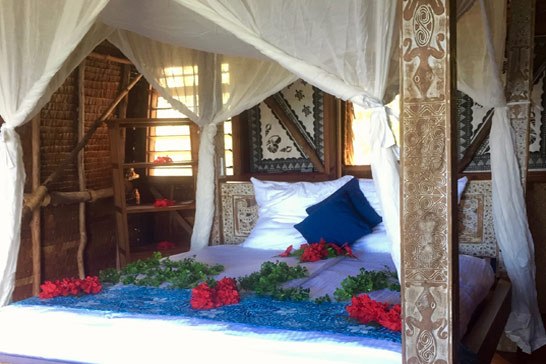 Turtle Lair bedroom - Oneta Resort Turtle Lair bedroom - Kadavu Accommodations