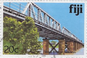 Fijian Postage Stamp Fijian Postage Stamp Nausori bridge