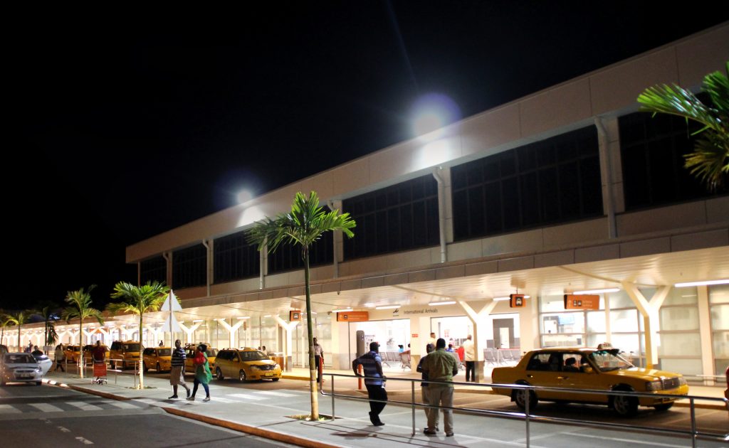 Arrivals area at the International Airport in Nadi Arrivals area at the International Airport in Nadi
