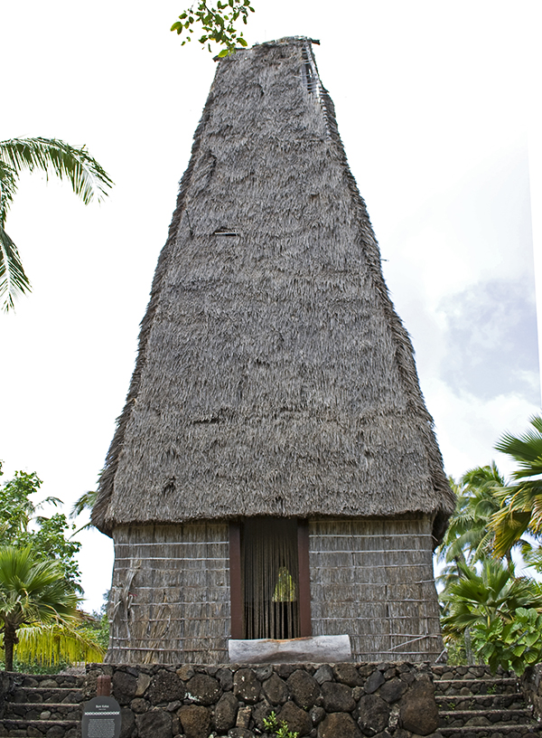 The "Bure Kalou", a place of worship, epitomized pre-contact religion in Fiji. The "Bure Kalou", a place of worship, present in pre-contact Fiji culture