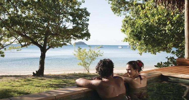Couple Relaxing on Denarau Island Couple Relaxing on Denarau Island