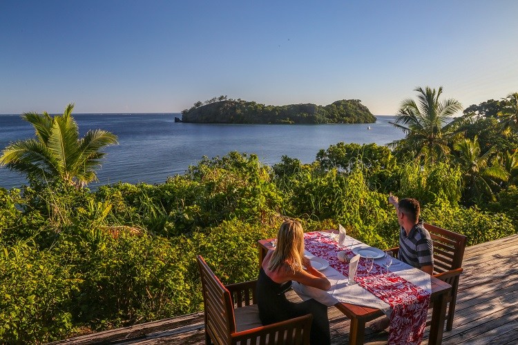 View from the Deck at Matava Resort View from the Deck at Matava Resort