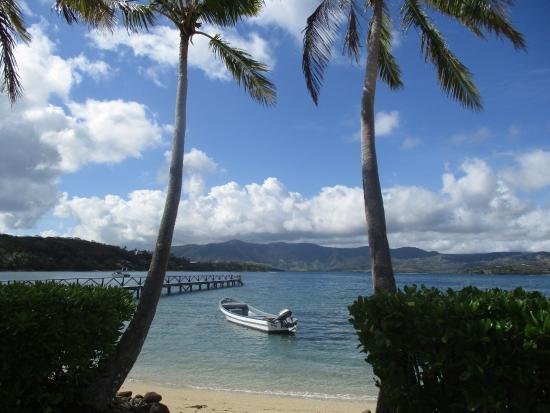 View from McDonald's property towards Viti Levu. View from McDonald's property towards Viti Levu.