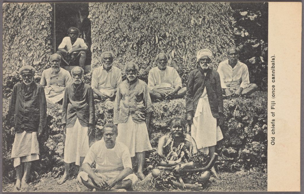 Historical Image of the Old Chiefs of Fiji Historical Image of former cannibals - a part of Fiji culture that is thankfully in the past
