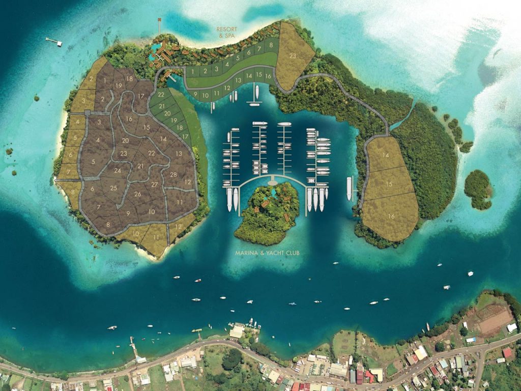 Nawi Island future luxury marina/resort