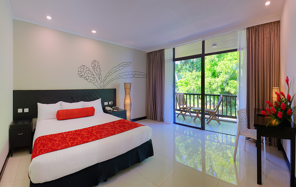 Bedroom at the Tanoa International Hotel Bedroom at the Tanoa International Hotel